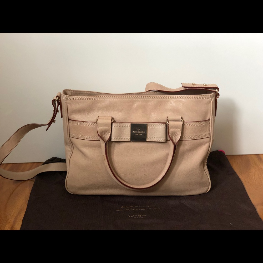 Kate Spade Primrose Goldie Leather Satchel